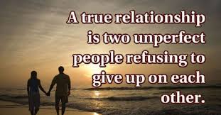 A True Relationship is Two Imperfect People Refusing to Give Up on Each Other – Tymoff